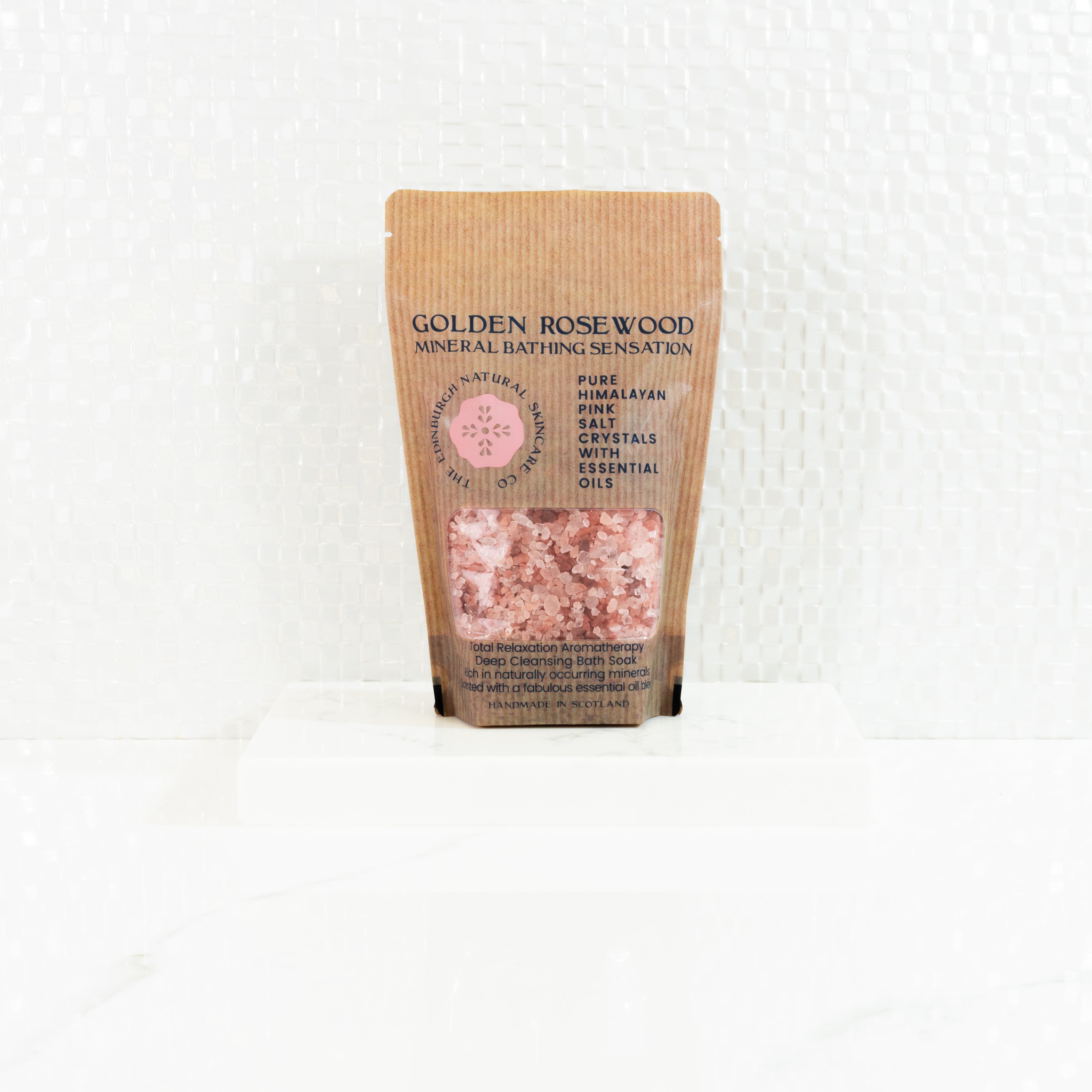 Golden Rosewood Mineral Bath Salt