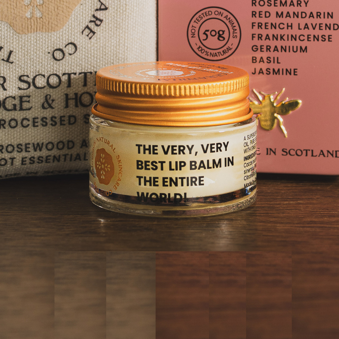 ゼラニウム & スウィートオレンジ ラグジュアリーリップバーム