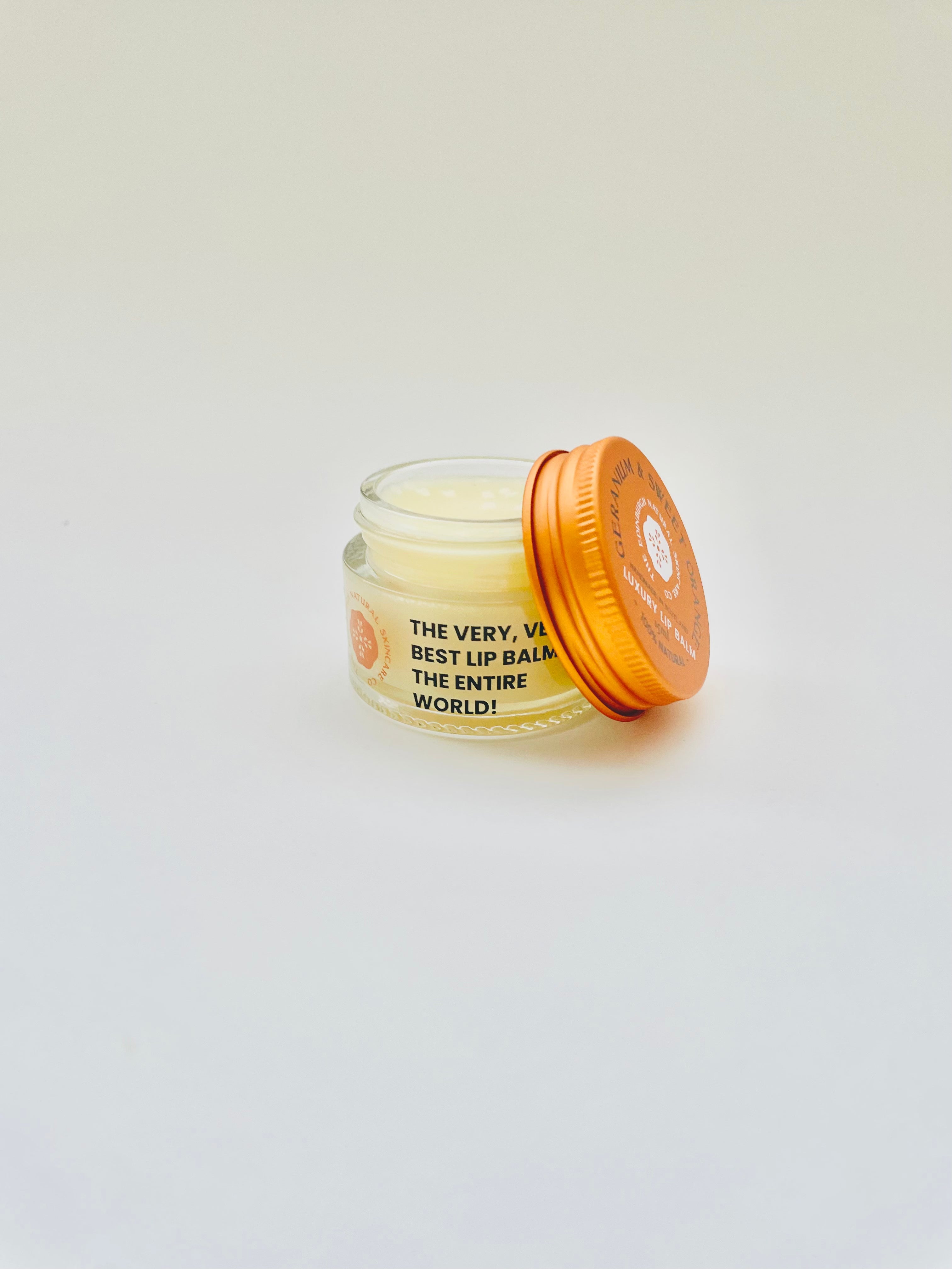 GERANIUM & SWEET ORANGE LUXURY LIP BALM