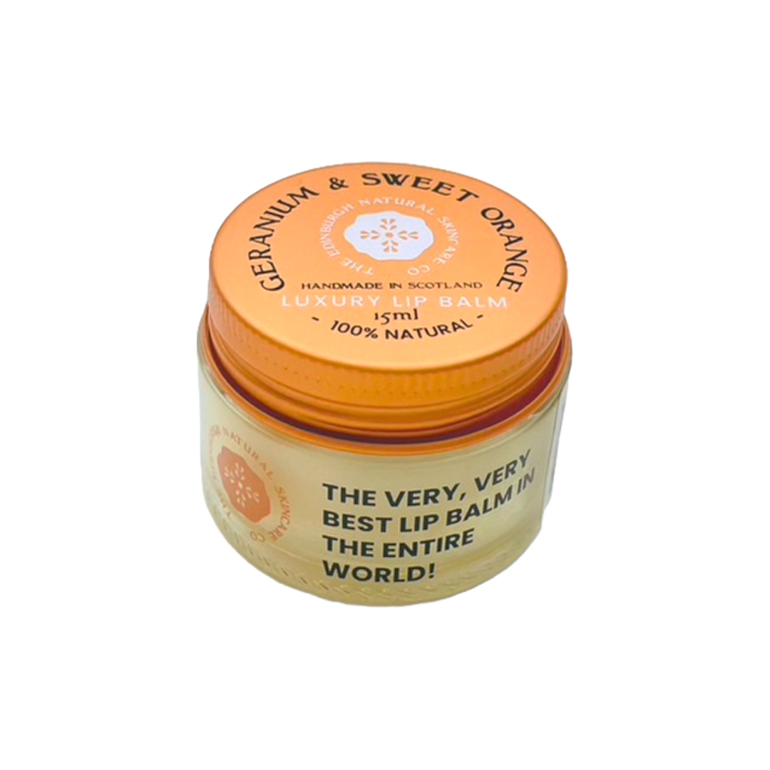 GERANIUM & SWEET ORANGE LUXURY LIP BALM